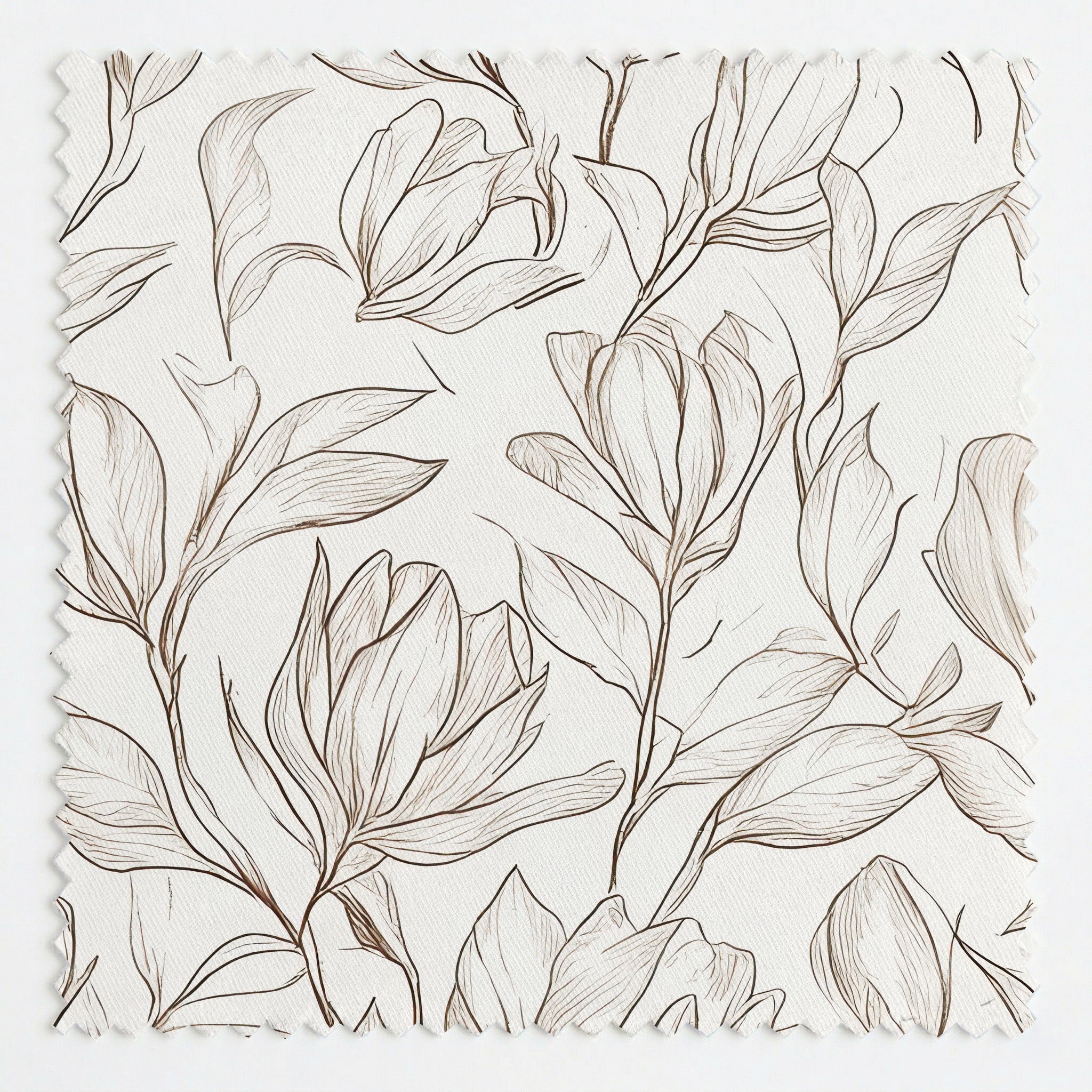 Magnolia Sketch Fabric by the Yard
