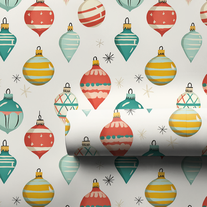 Vintage Baubles - Wrapping Paper
