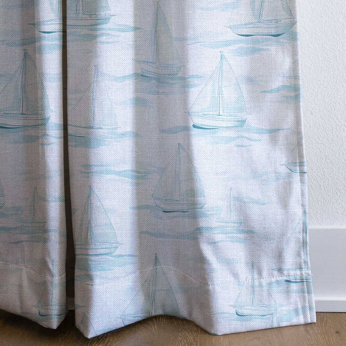 Sail Away - Drapery — corner closeup