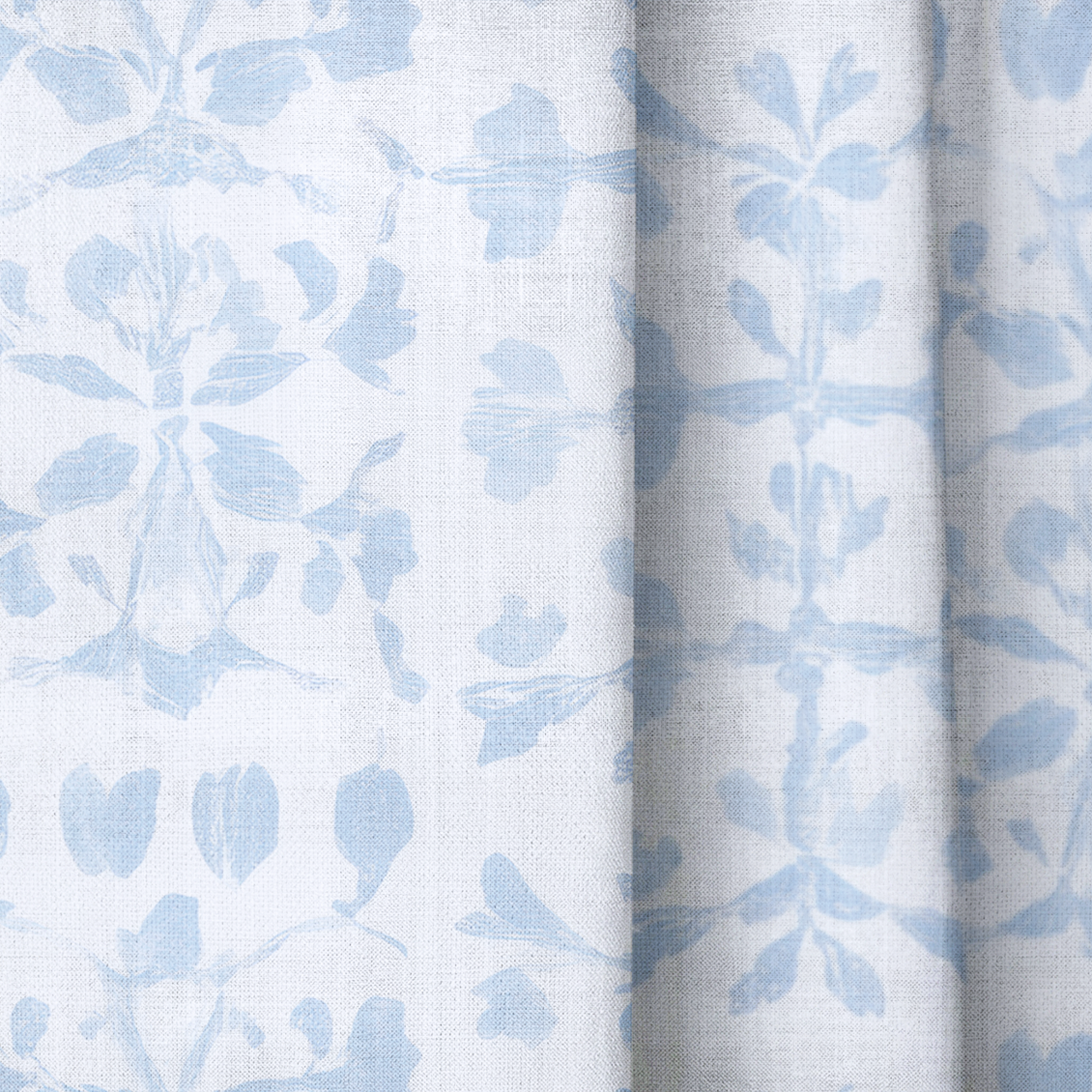 Snow at the Beach - Drapery — close up