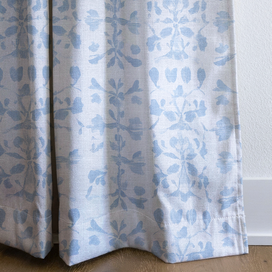 Snow at the Beach - Drapery — corner closeup