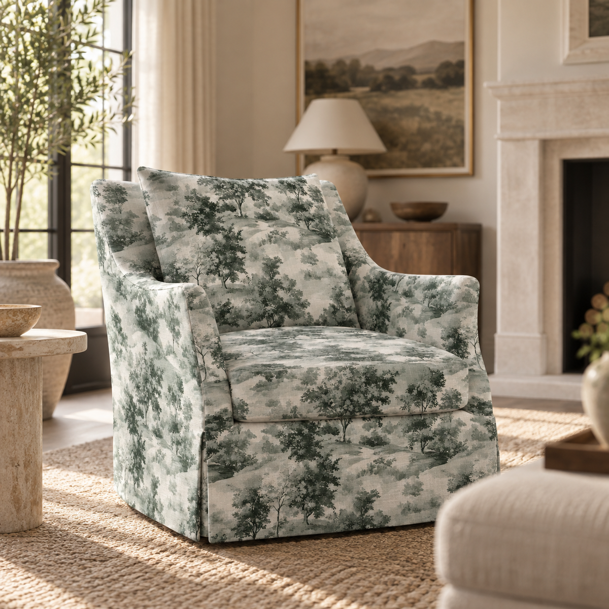 The Eleanor Chair in Fog & Found