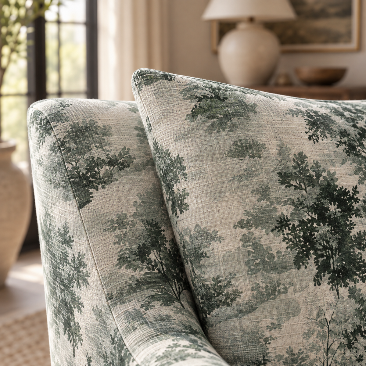 The Eleanor Chair in Fog & Found