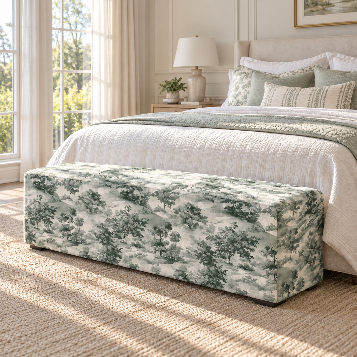 The Josephine Ottoman in Fog & Found