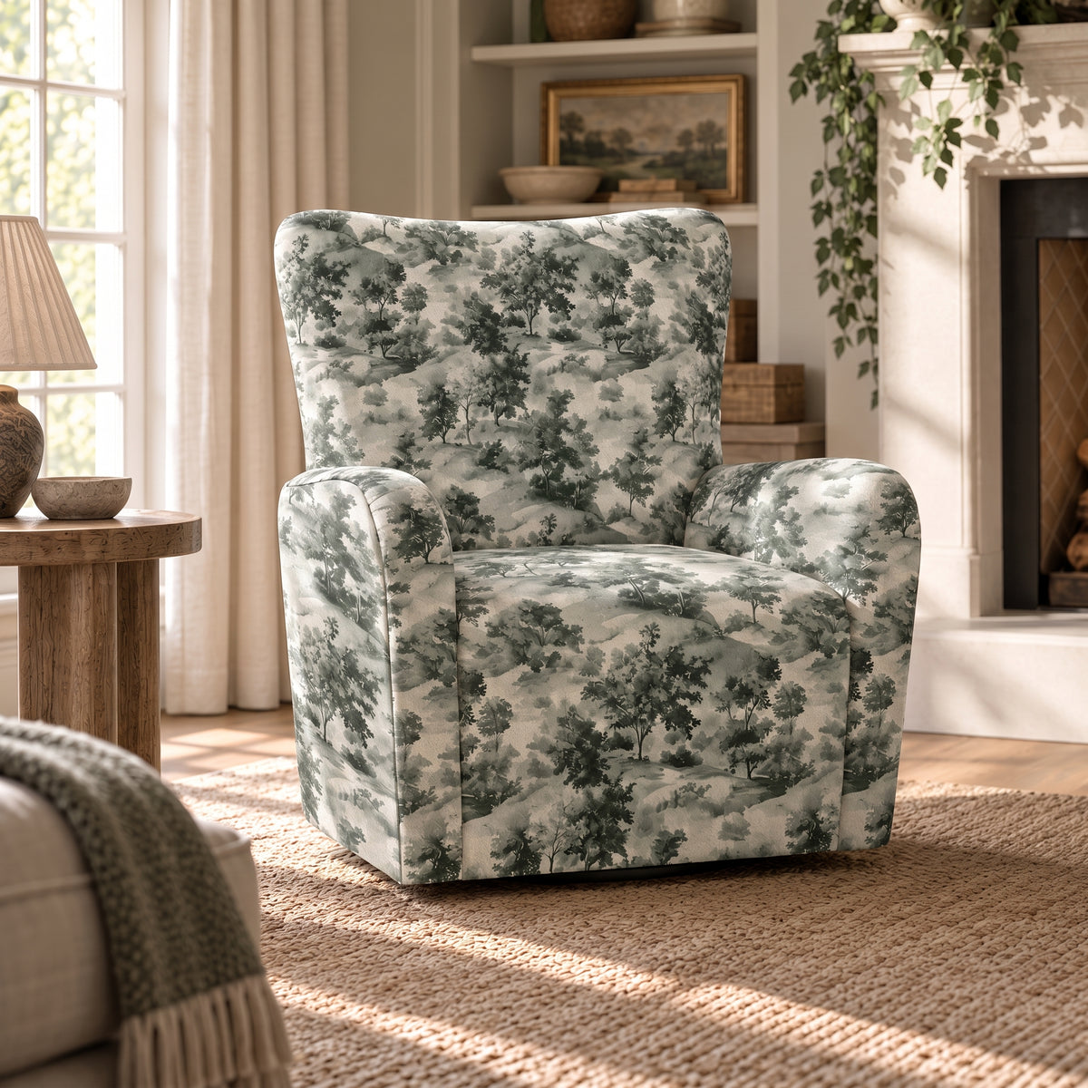 The Winston Chair in Fog & Found