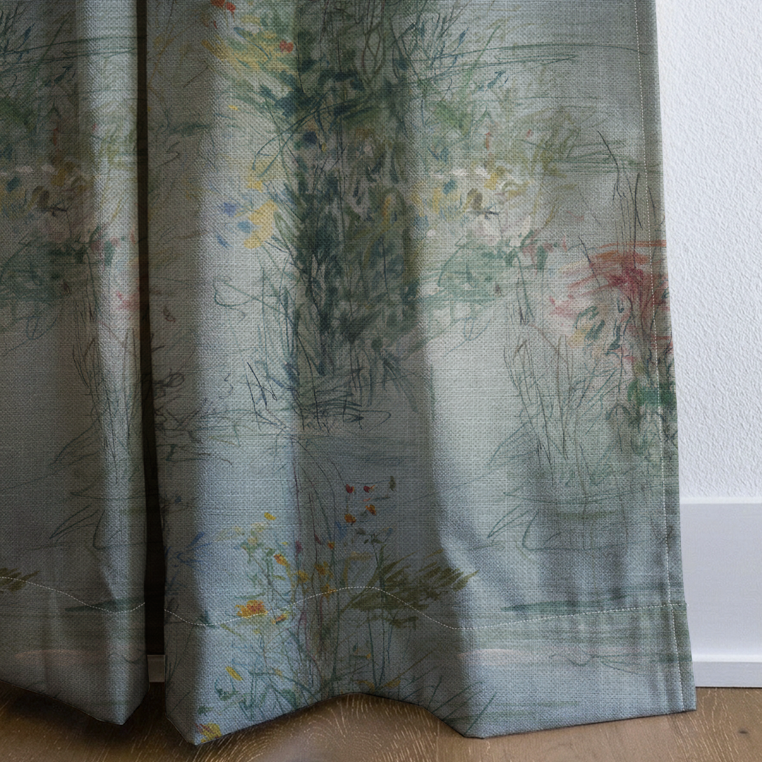 Abstract Artwork - Drapery — corner closeup