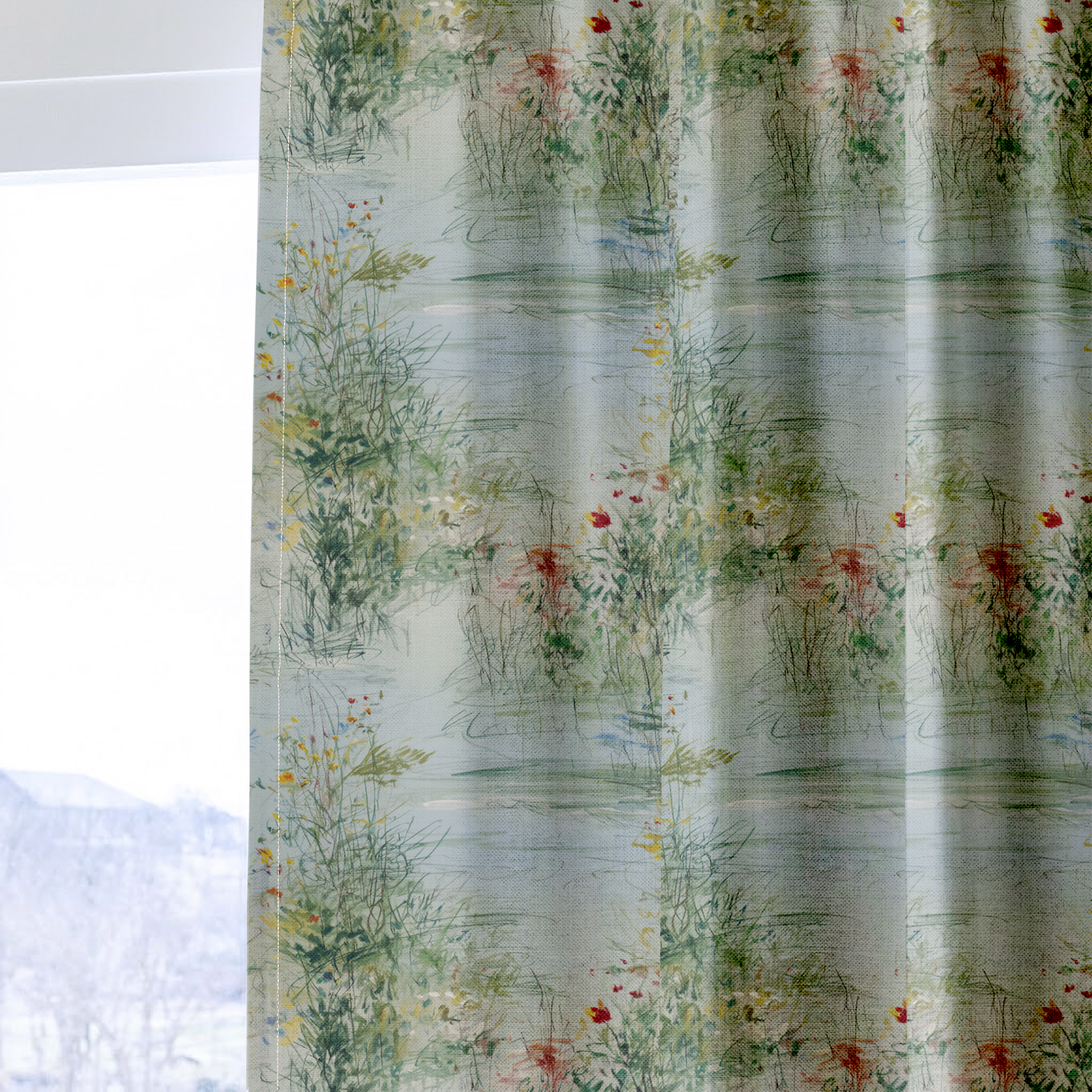 Abstract Artwork - Drapery — one panel