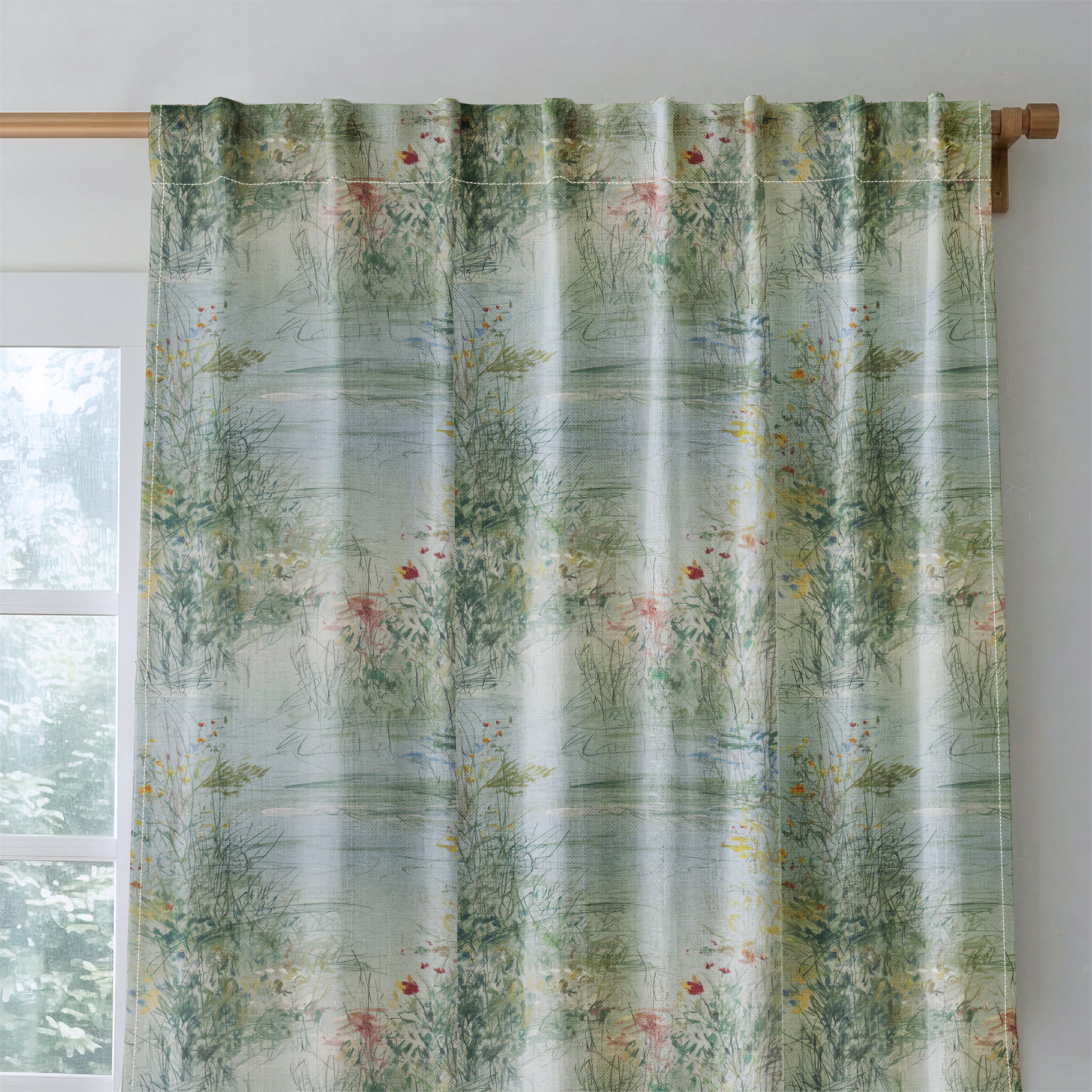 Abstract Artwork - Drapery — rod