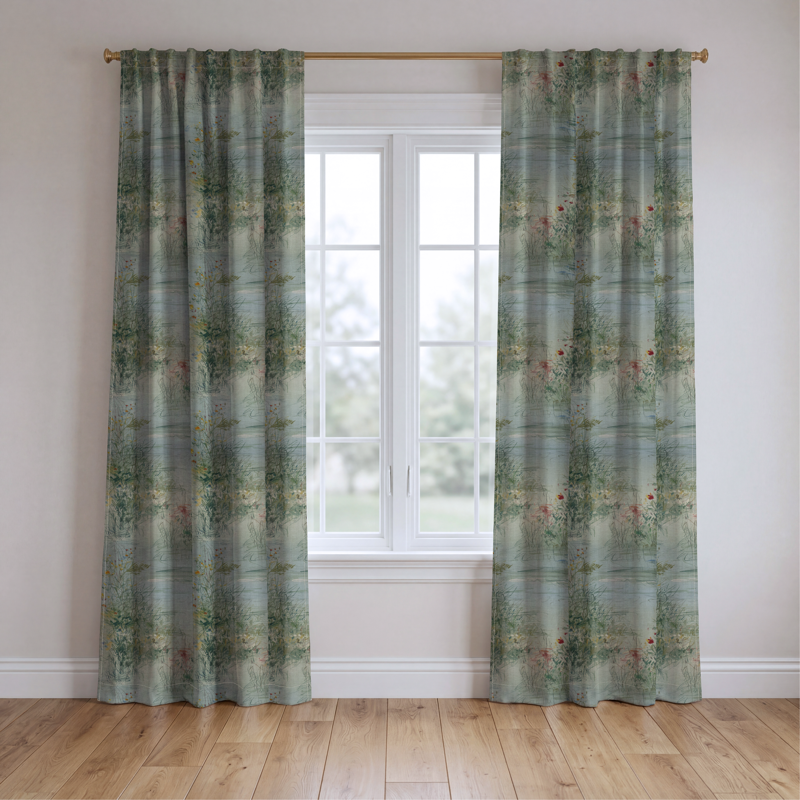 Abstract Artwork - Drapery — two panels