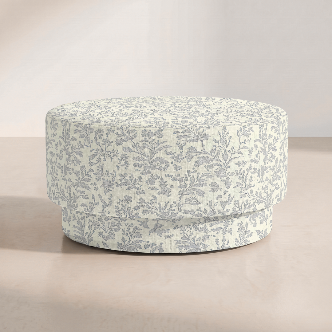 The Adelaide Ottoman in Ruby Nell
