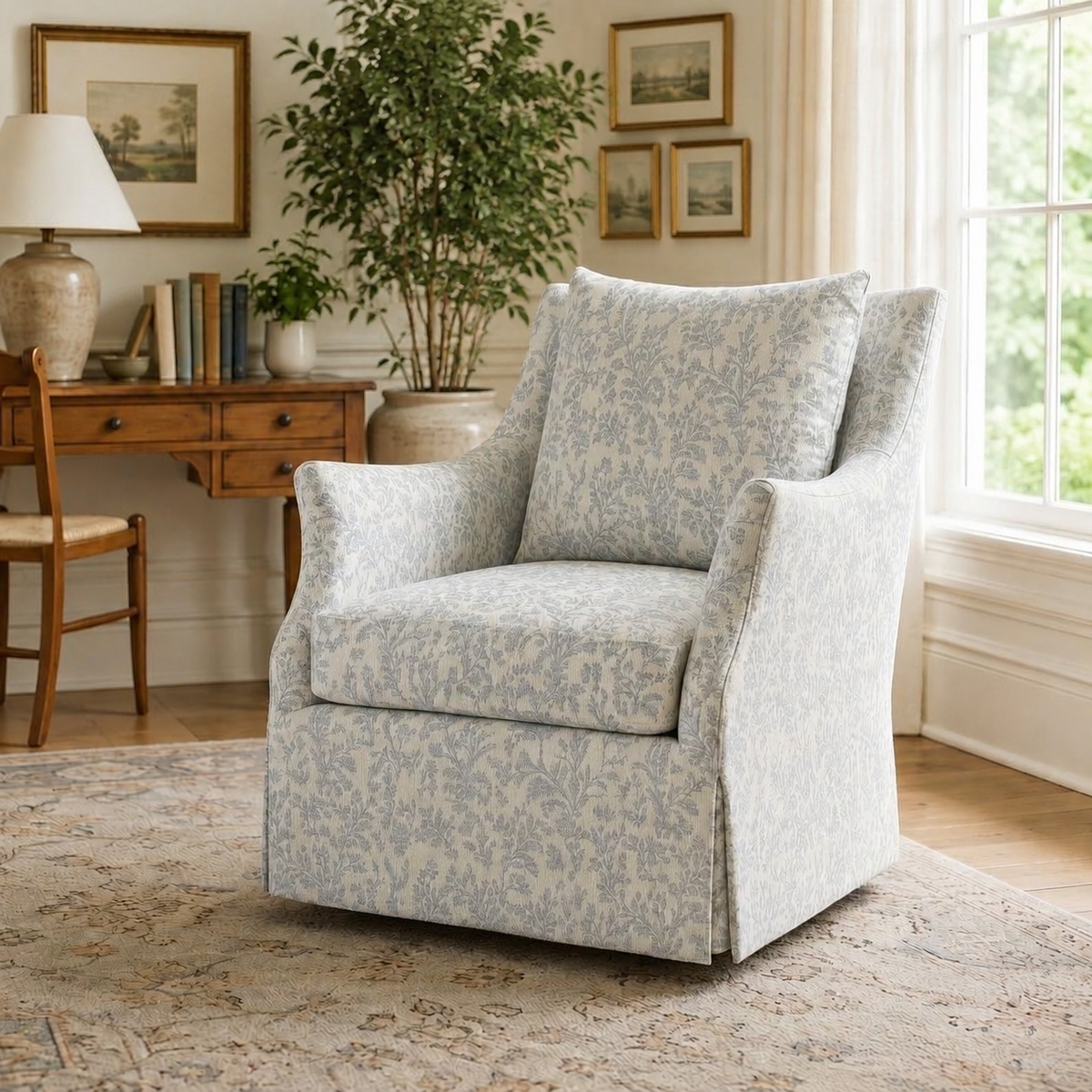 The Eleanor Chair in Ruby Nell