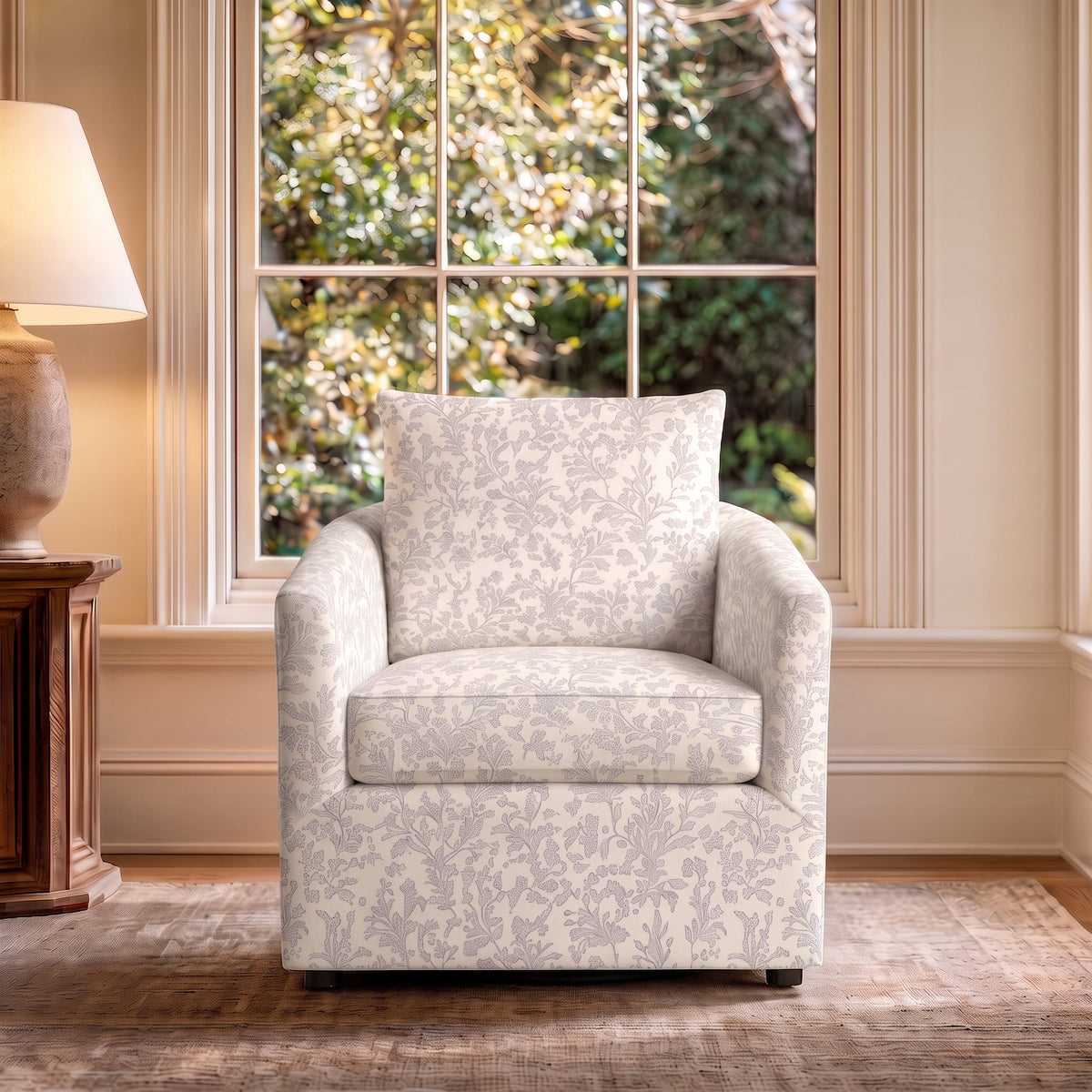 The Grace Chair in Ruby Nell