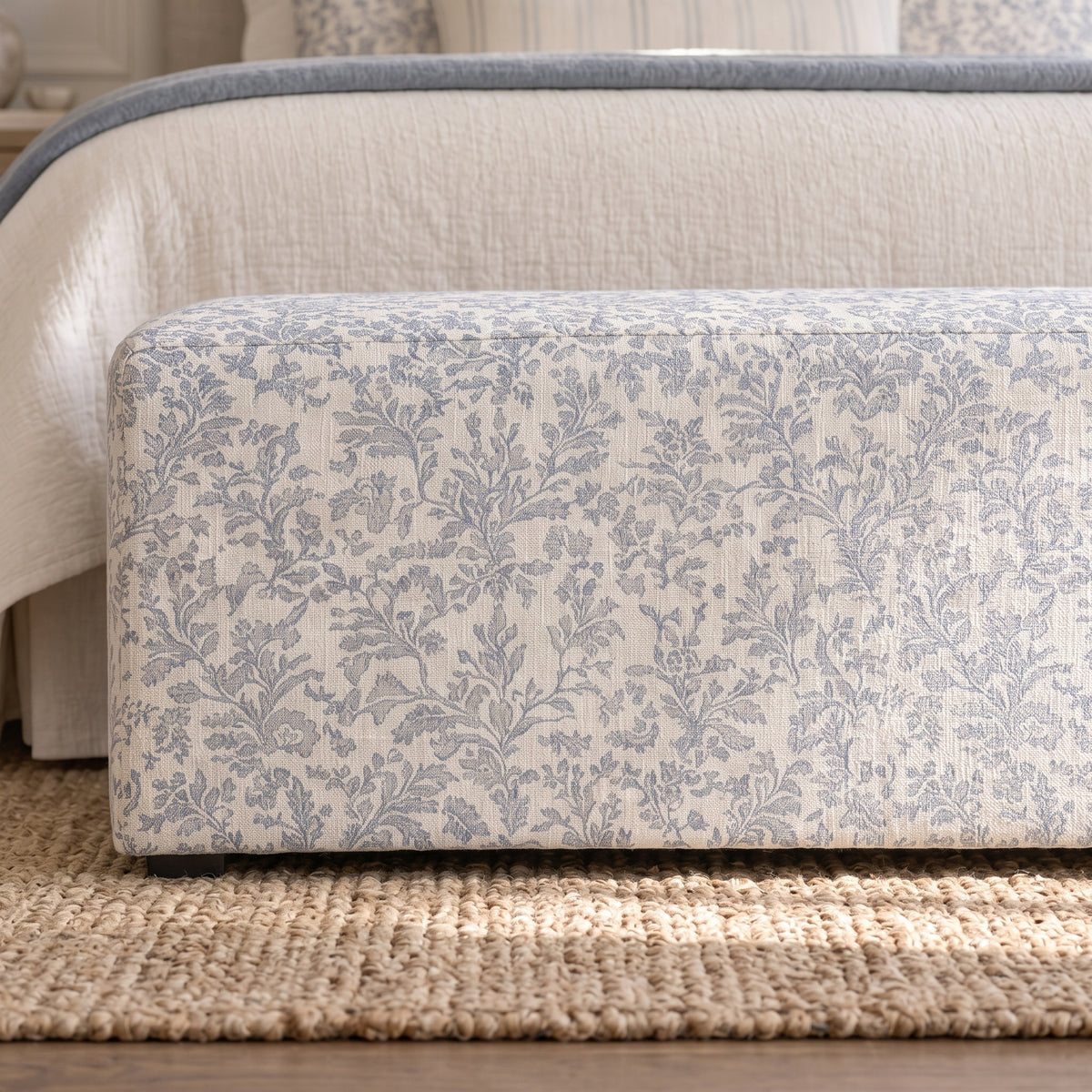 The Josephine Ottoman in Ruby Nell