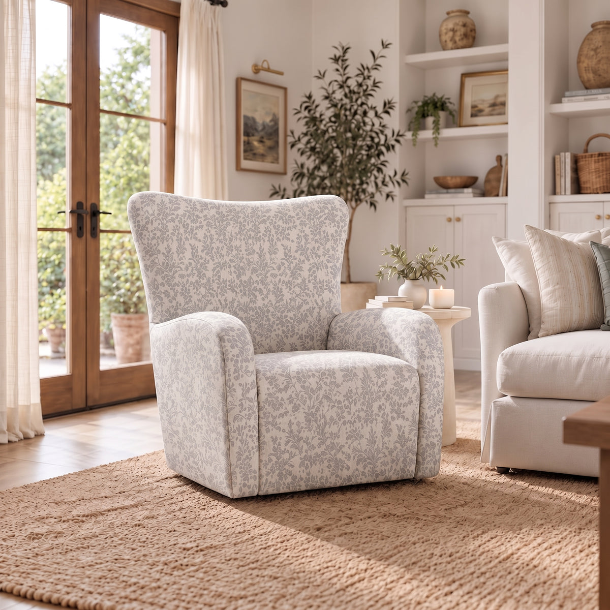 The Winston Chair in Ruby Nell