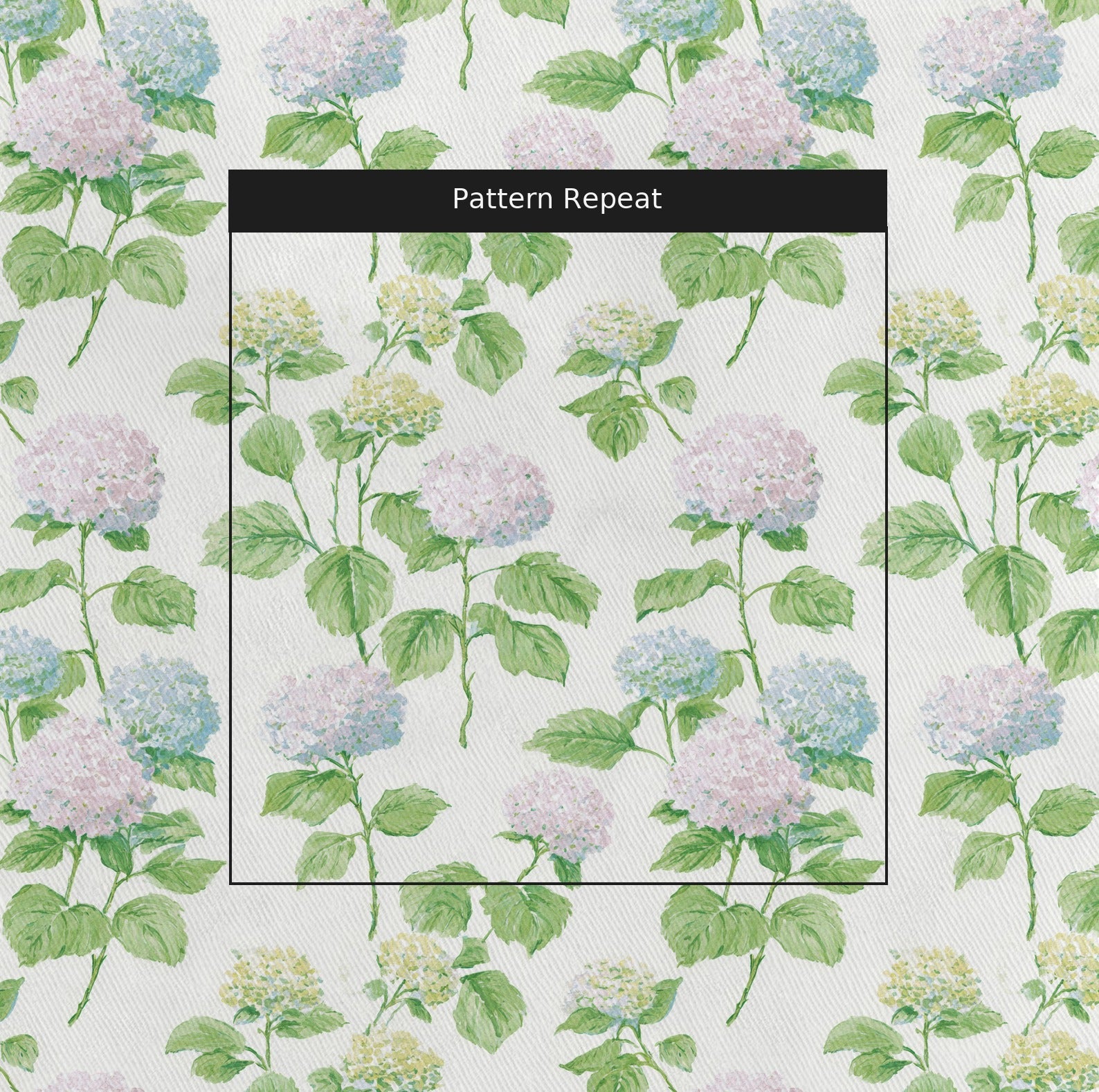Southern Garden Fabric by the Yard — pattern repeat
