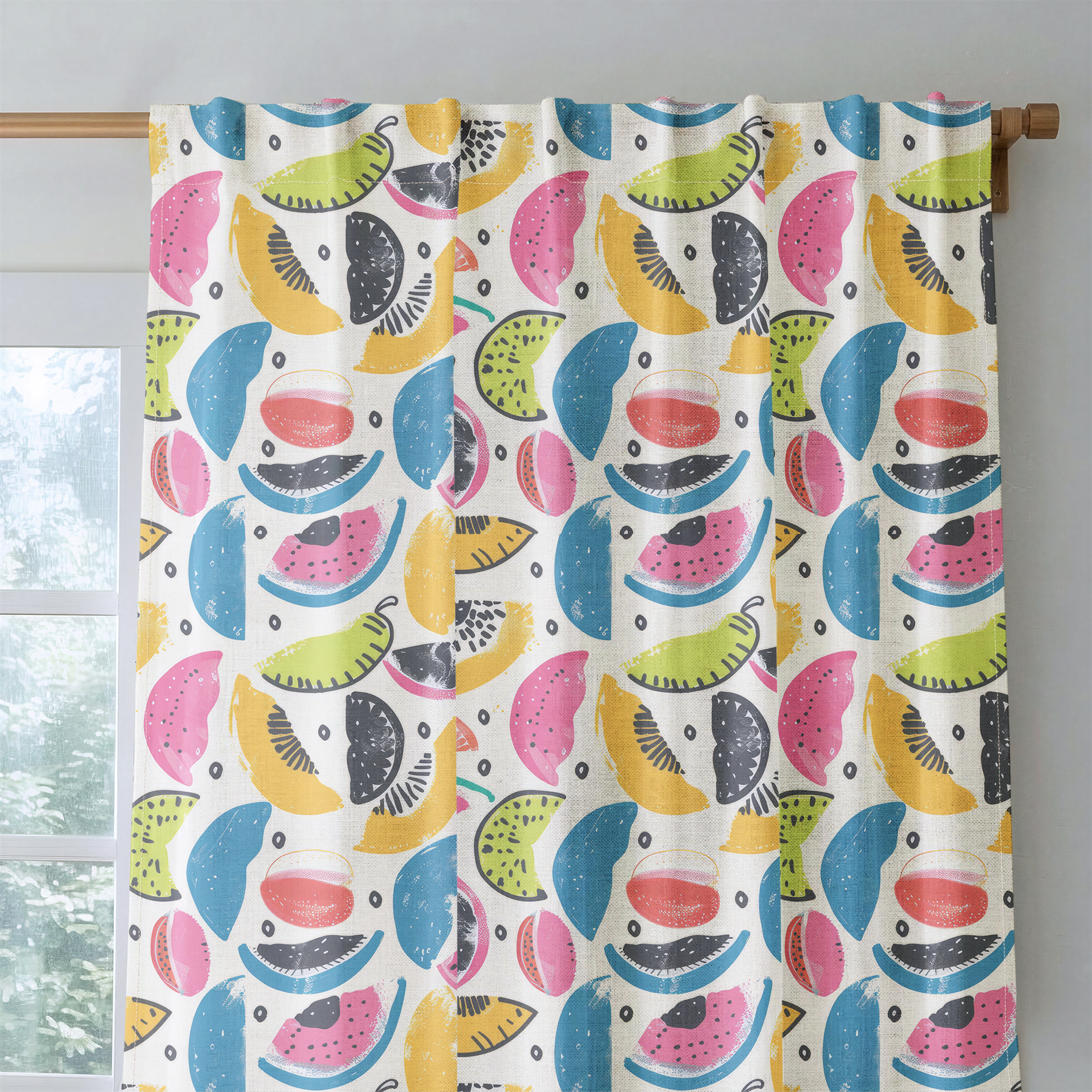 Citrus Sienna - Drapery — rod