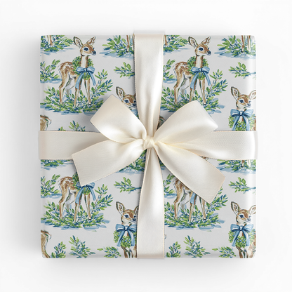 Fawn Blue - Wrapping Paper