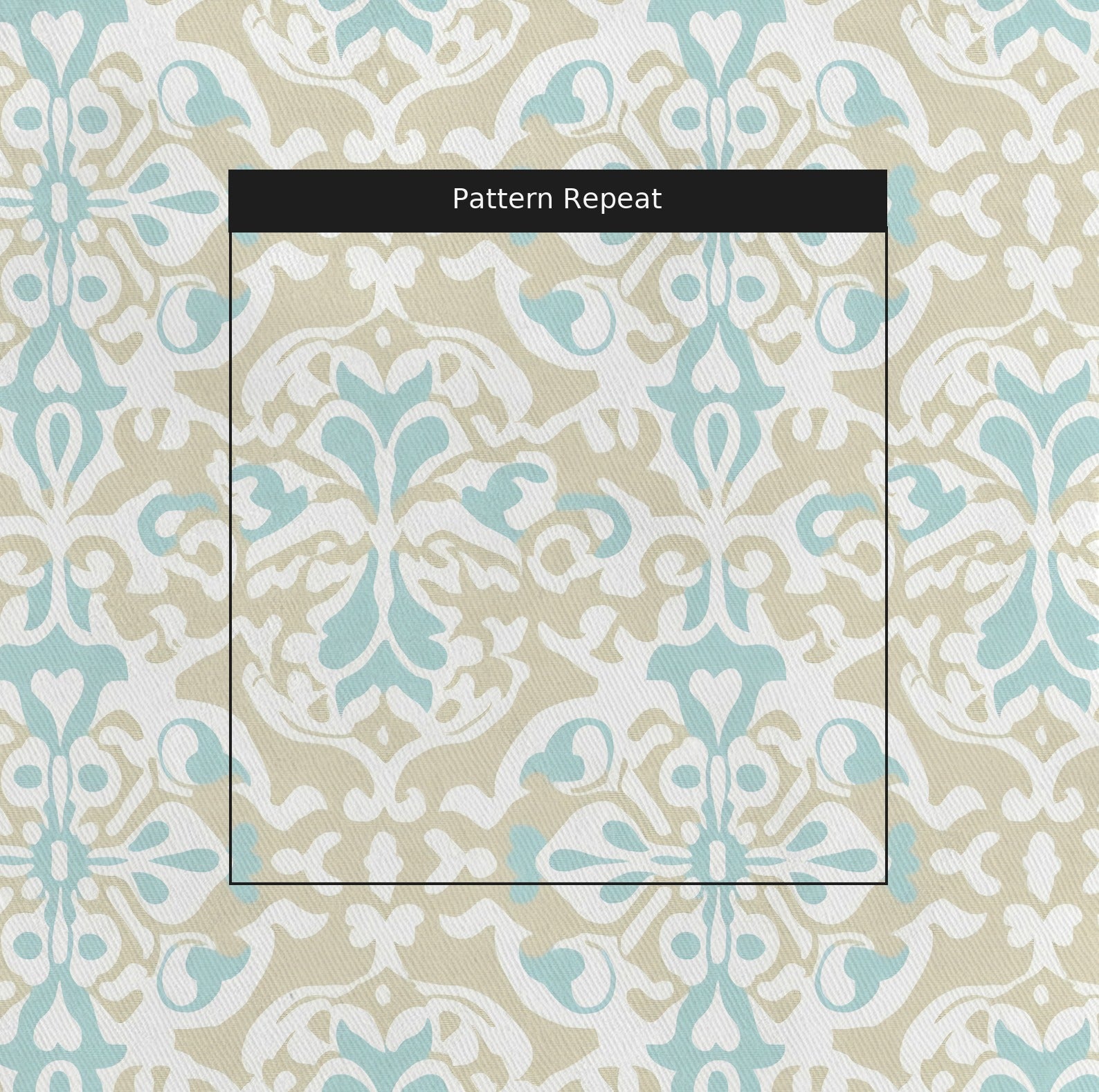 Swimming Fabric by the Yard — pattern repeat