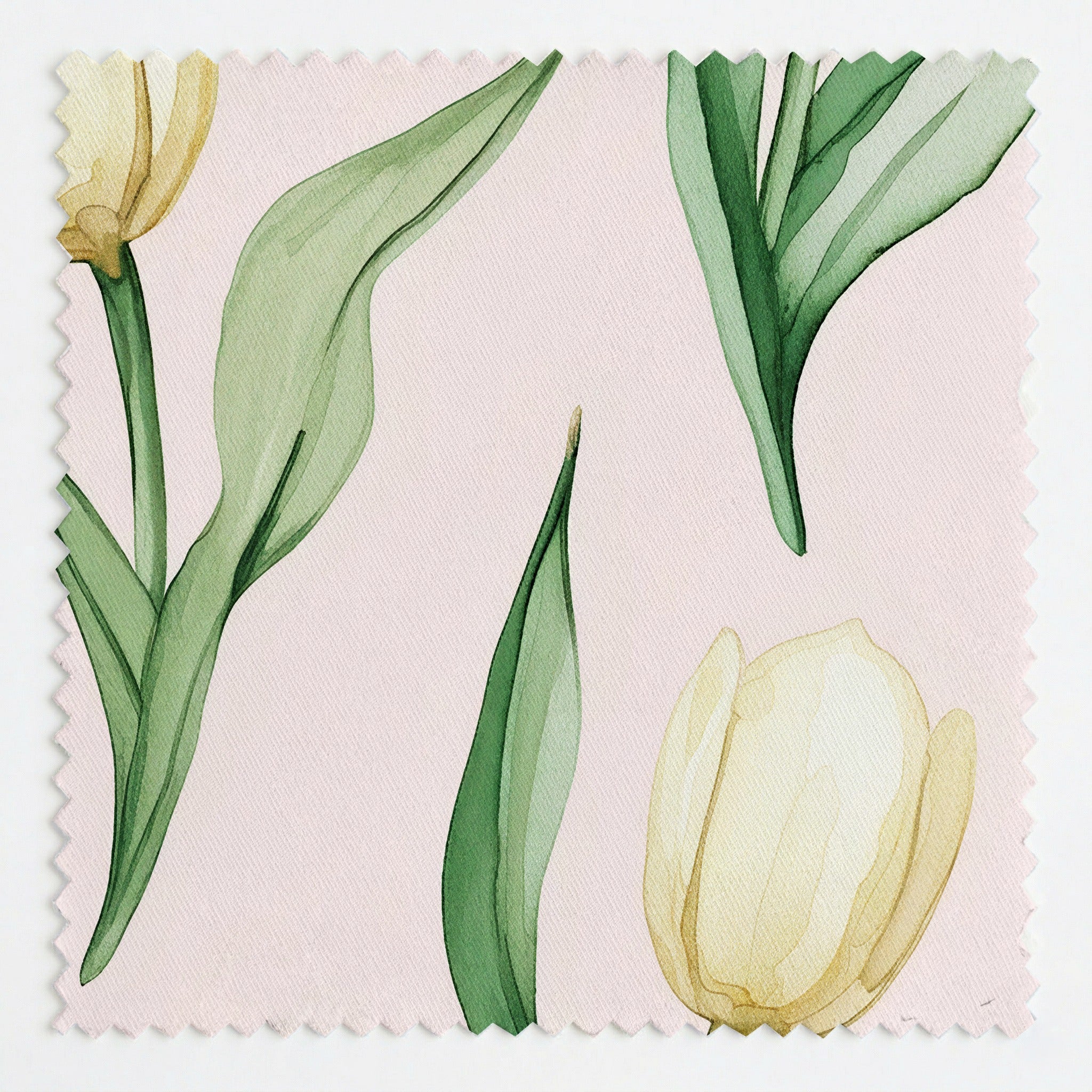 Juliettes Garden Soft Yellow Fabric by the Yard