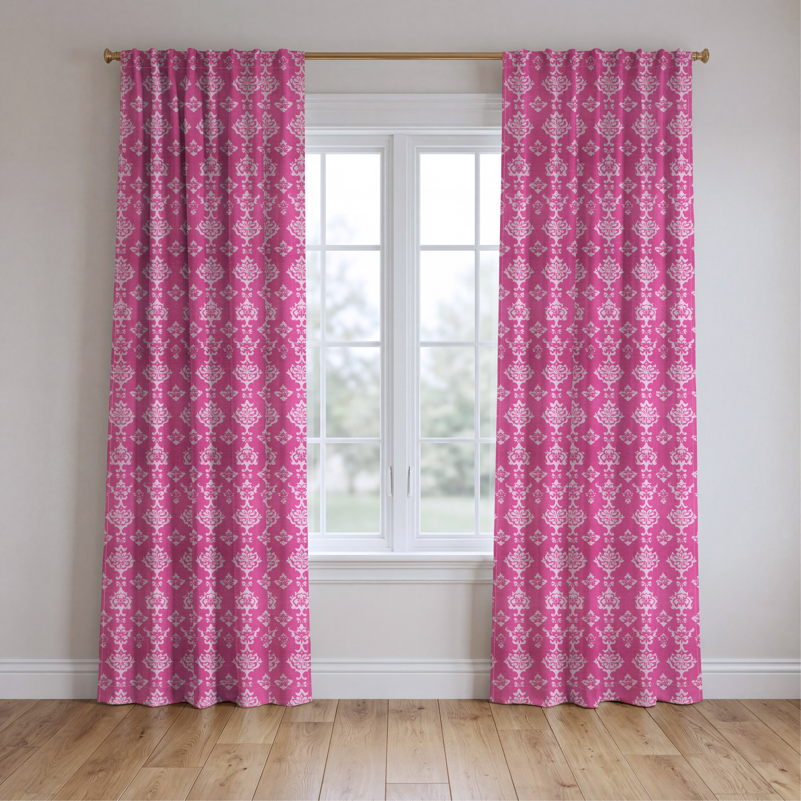London - Drapery — two panels