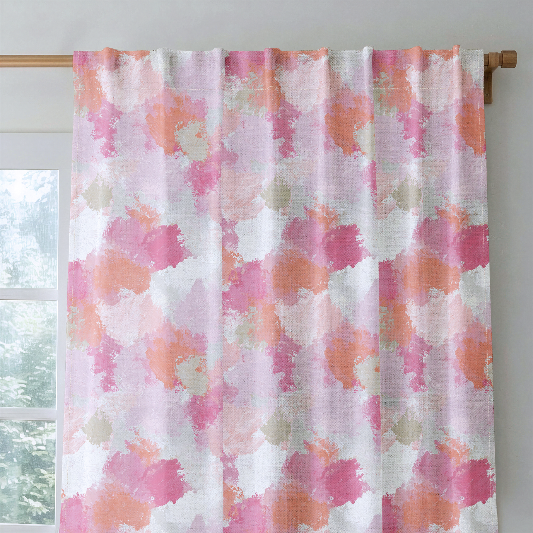 Sunset Swirl - Drapery — rod