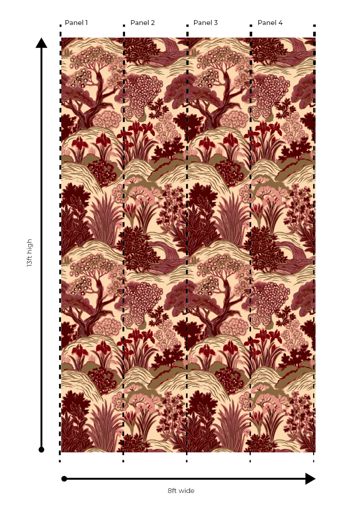 Hollyhill Landscape - Wall Mural