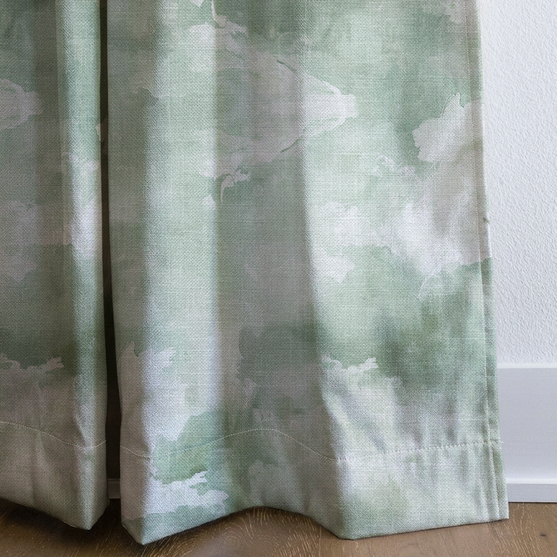 The Swallows - Drapery — corner closeup