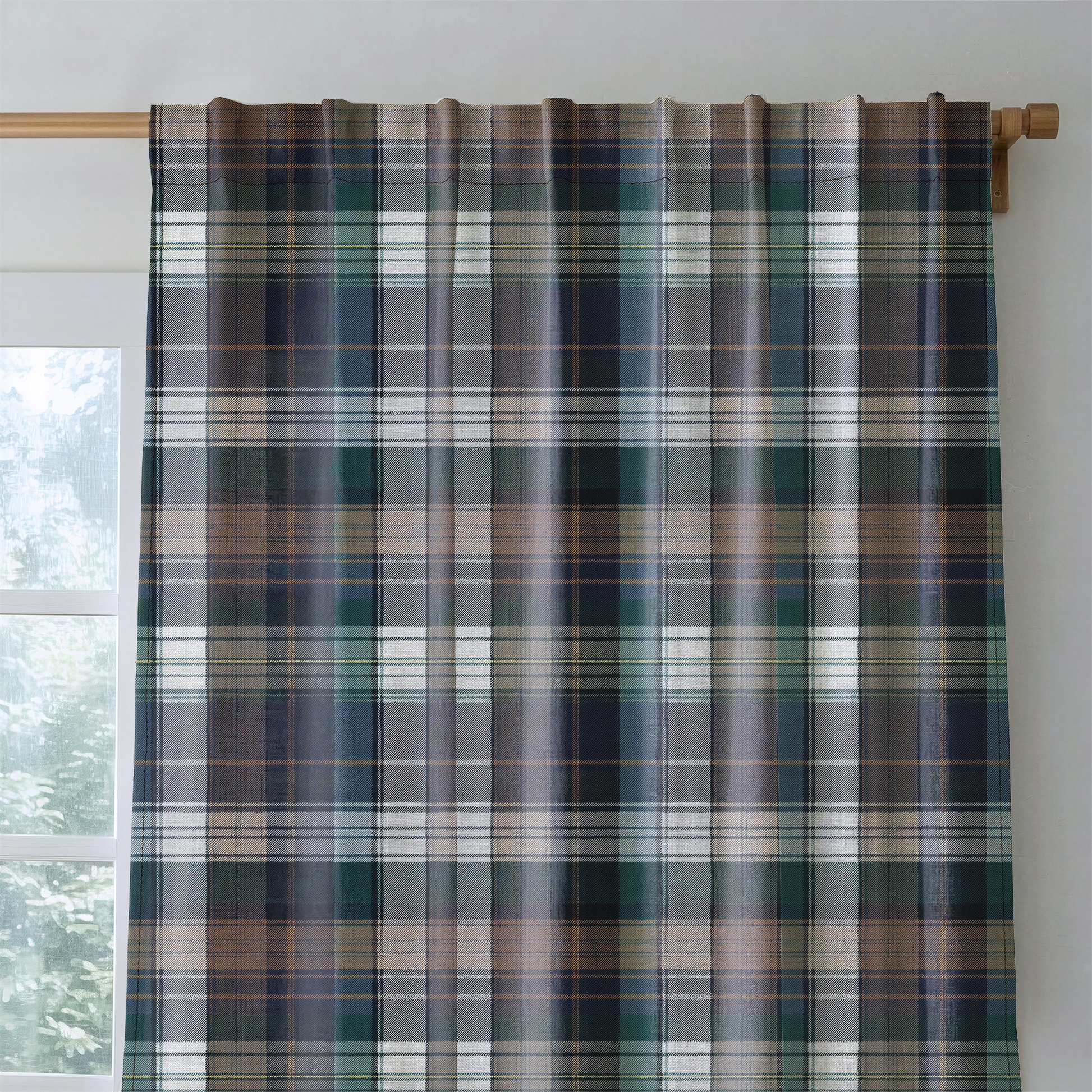Highland Plaid - Drapery — rod
