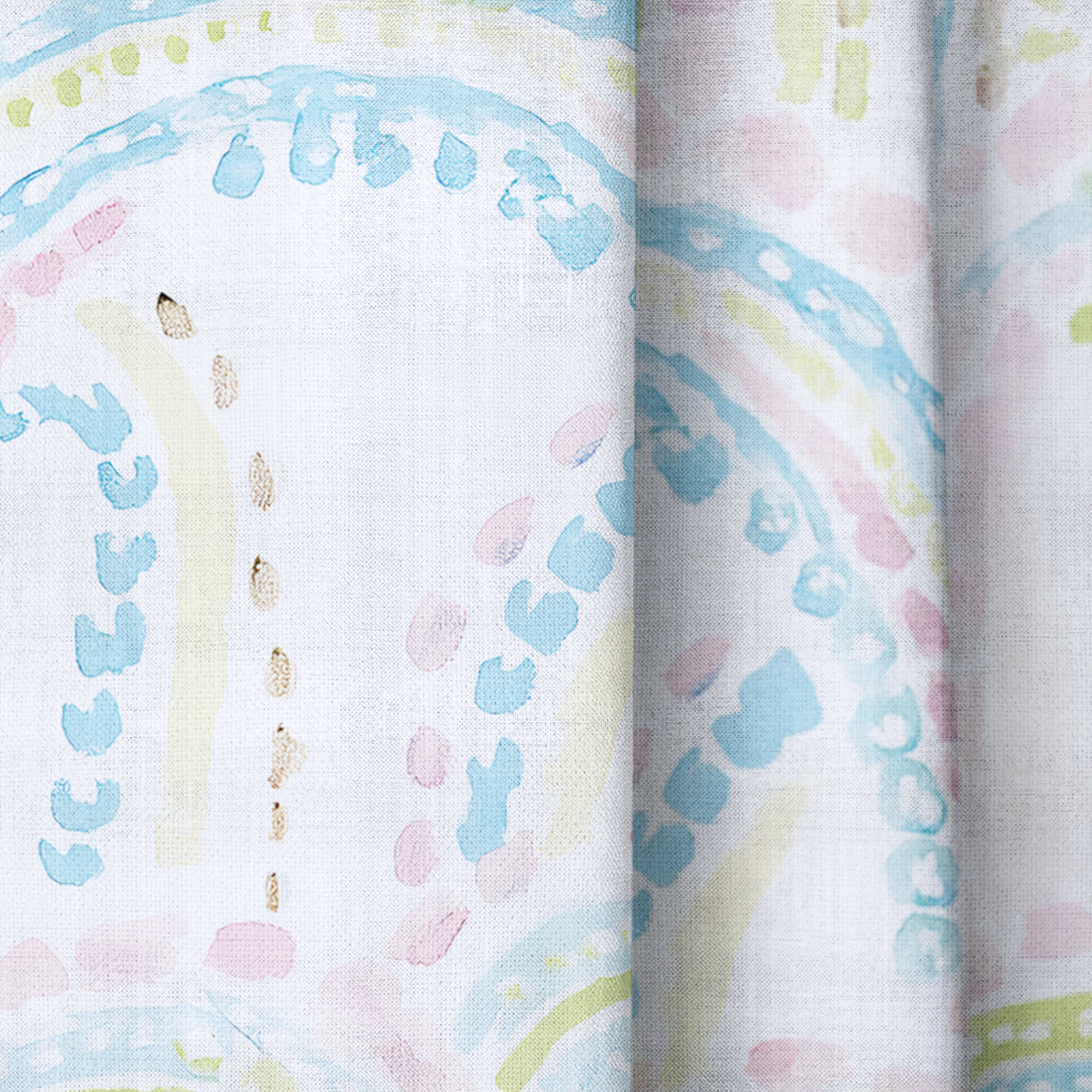 Over the Rainbow - Drapery — close up