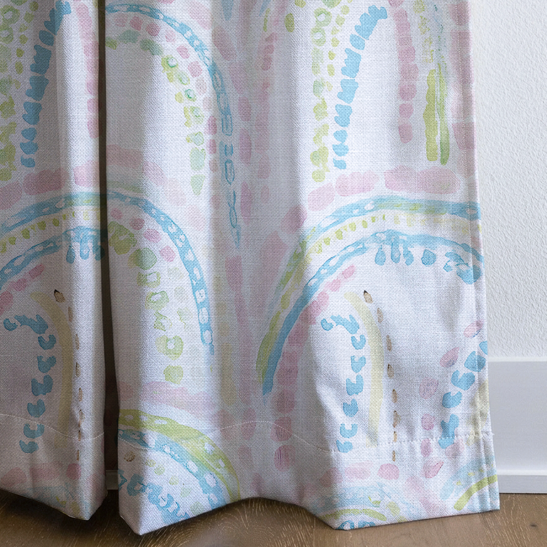 Over the Rainbow - Drapery — corner closeup