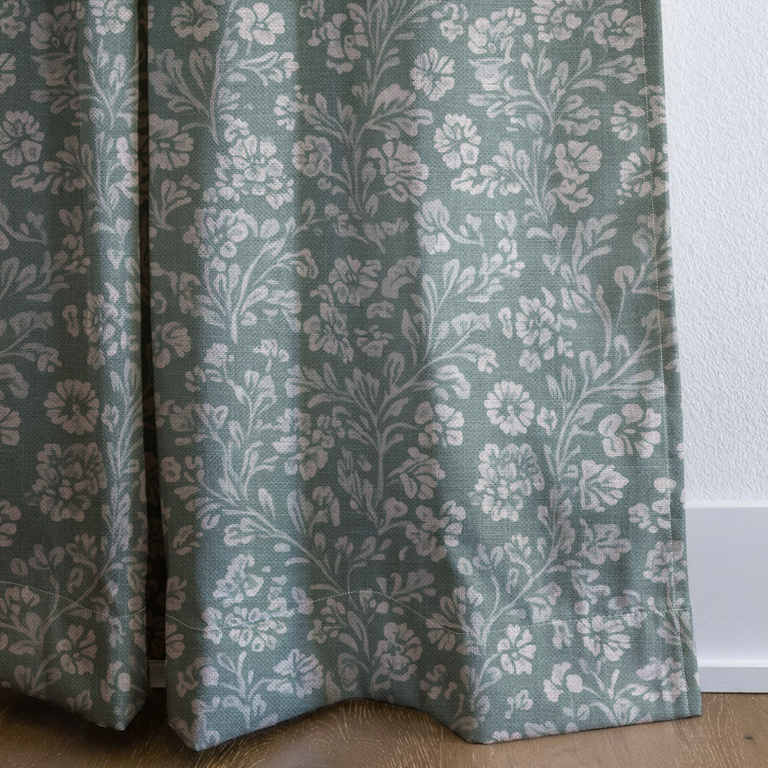 Garden Whispers - Drapery — corner closeup