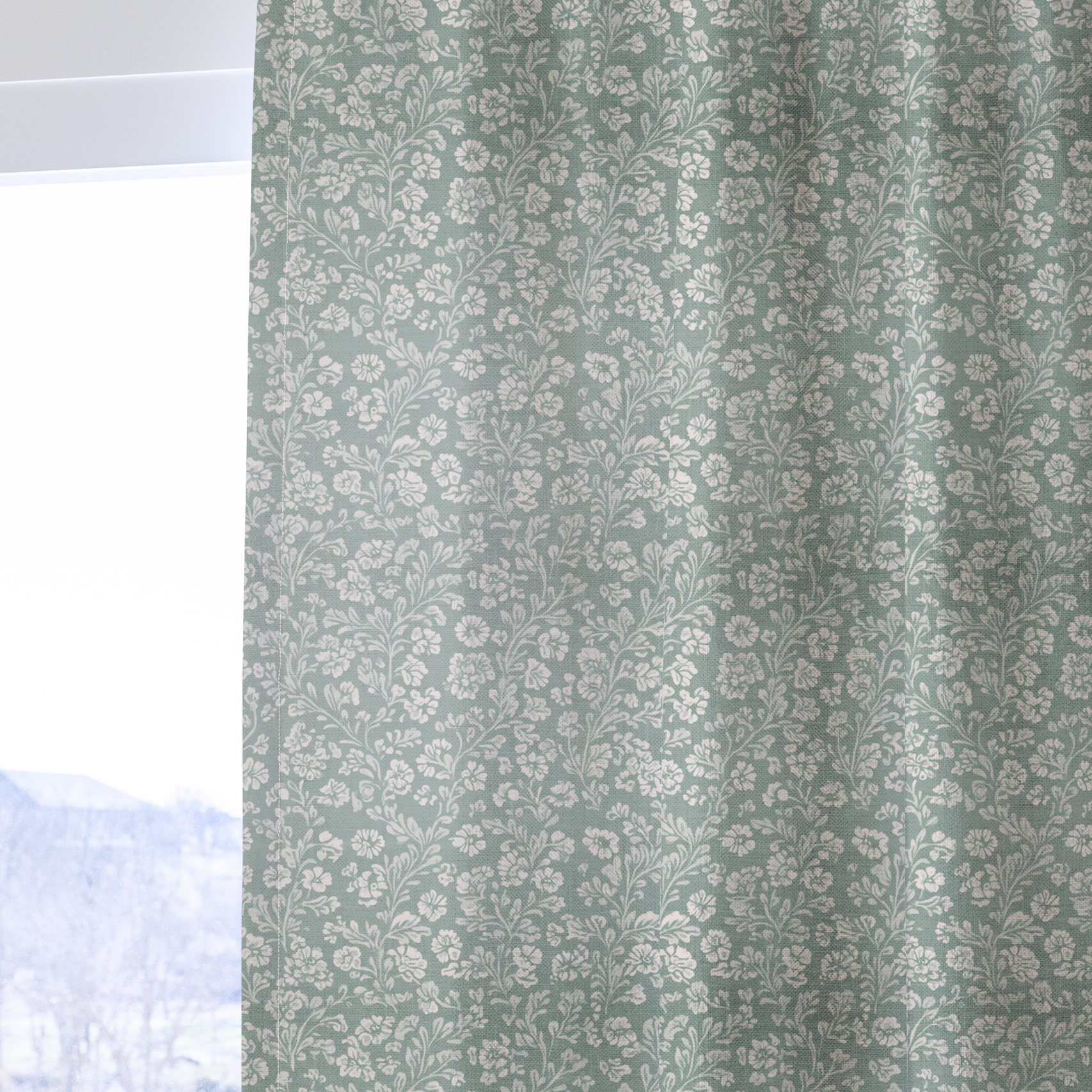 Garden Whispers - Drapery — one panel