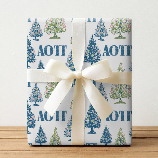 Trimming the Tree with AOII - Wrapping Paper