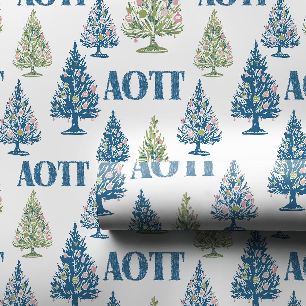Trimming the Tree with AOII - Wrapping Paper