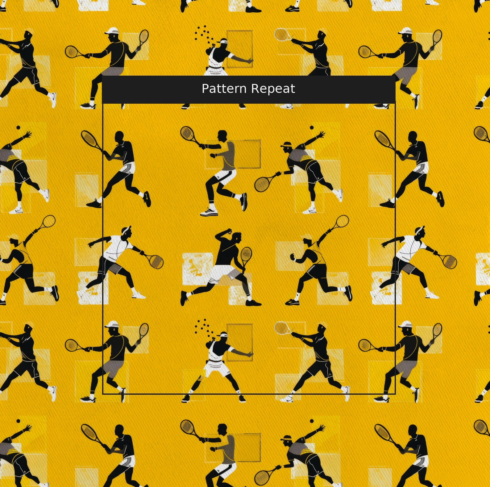 Matchpoint Fabric by the Yard — pattern repeat