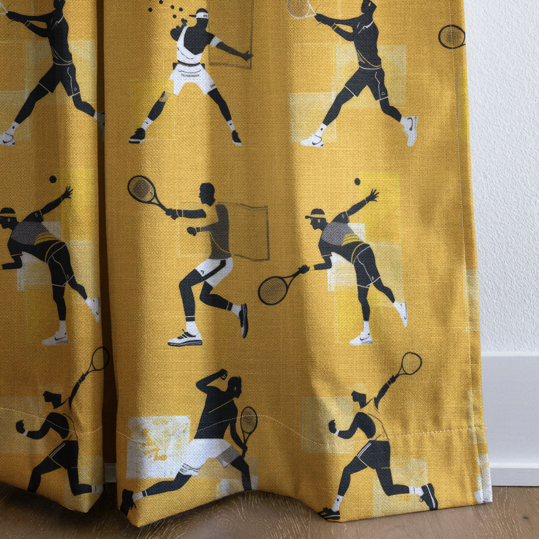 Matchpoint - Drapery — corner closeup