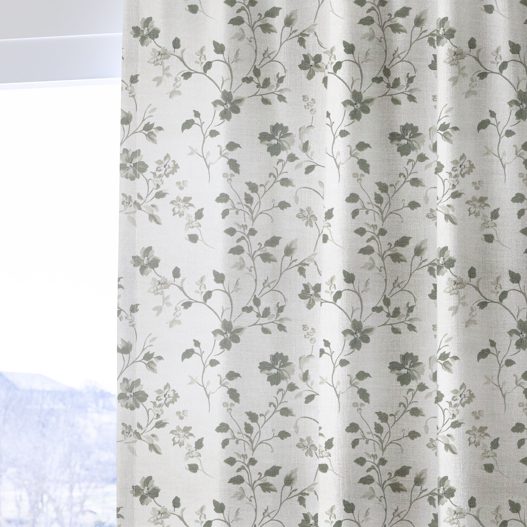 Covered in Ivy - Drapery — one panel