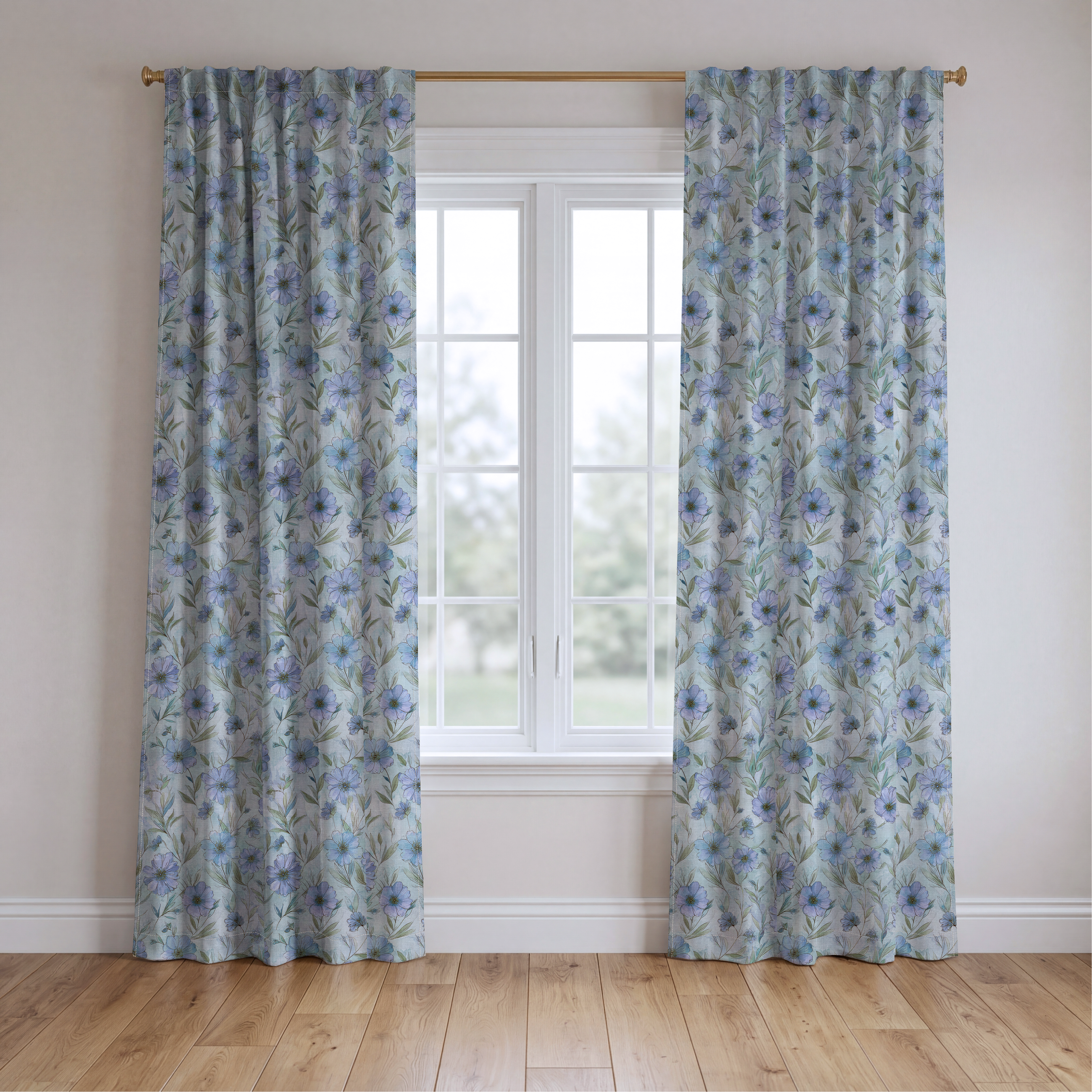 Marin - Drapery — two panels