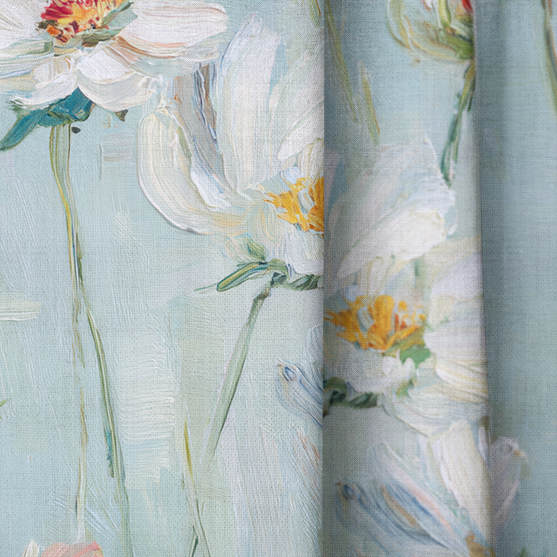 The Blossom - Drapery — close up