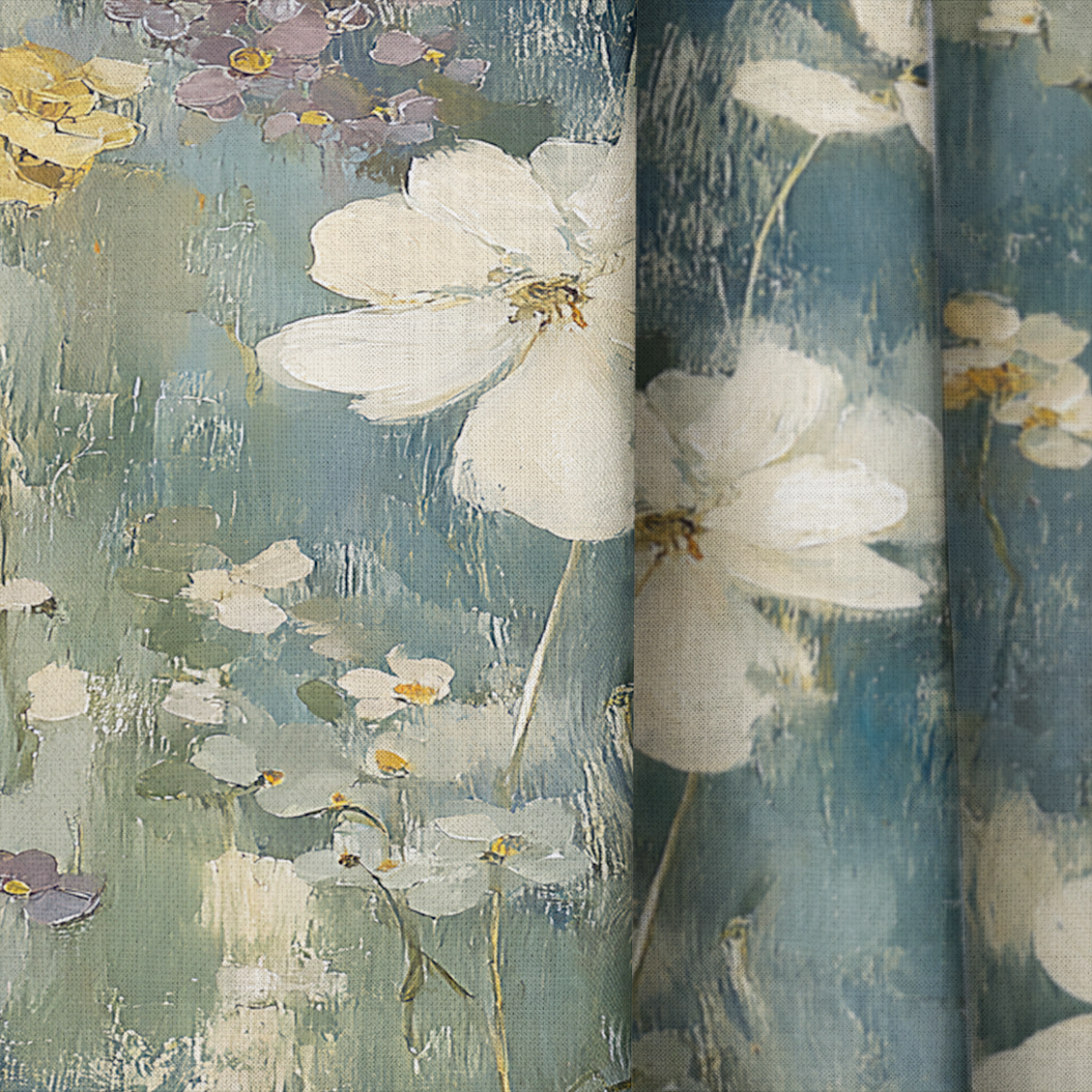 In Bloom - Drapery — close up