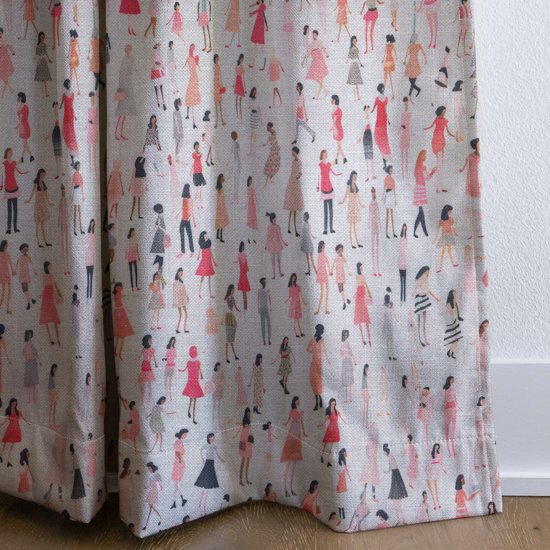 Little Women - Drapery — corner closeup