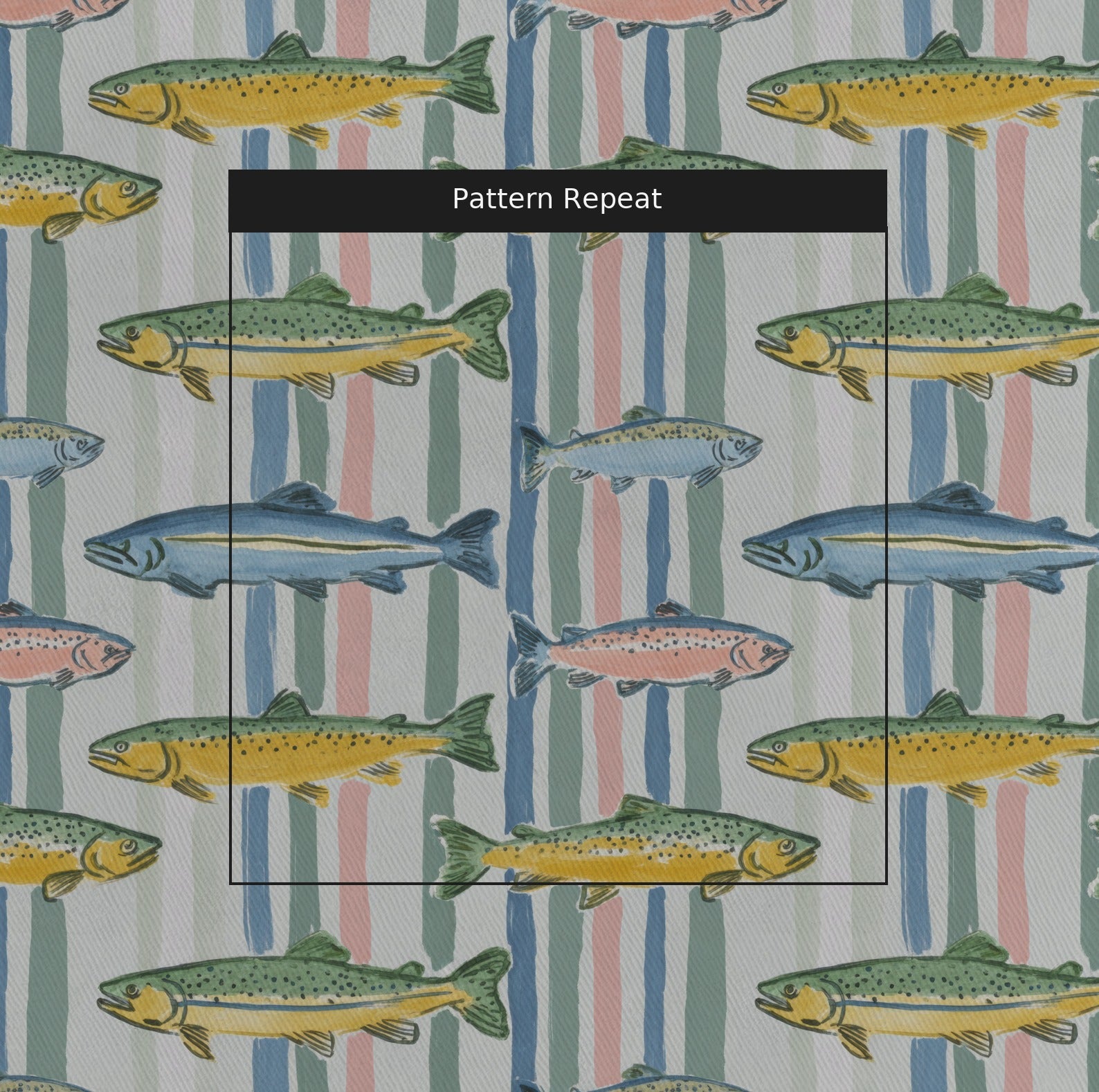 Kacey Fabric by the Yard — pattern repeat