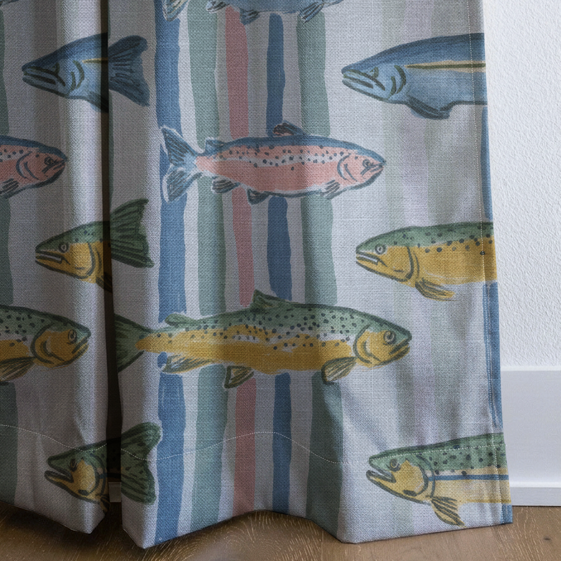 Kacey - Drapery — corner closeup