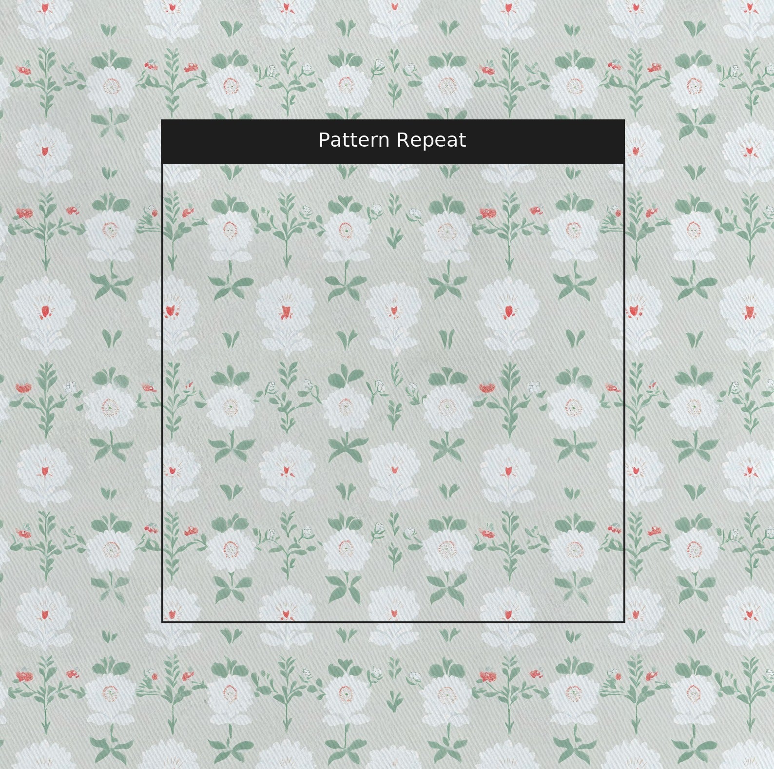 Isabel Fabric by the Yard — pattern repeat