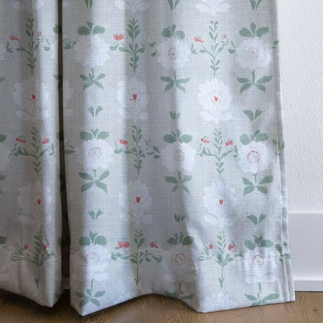 Isabel - Drapery — corner closeup
