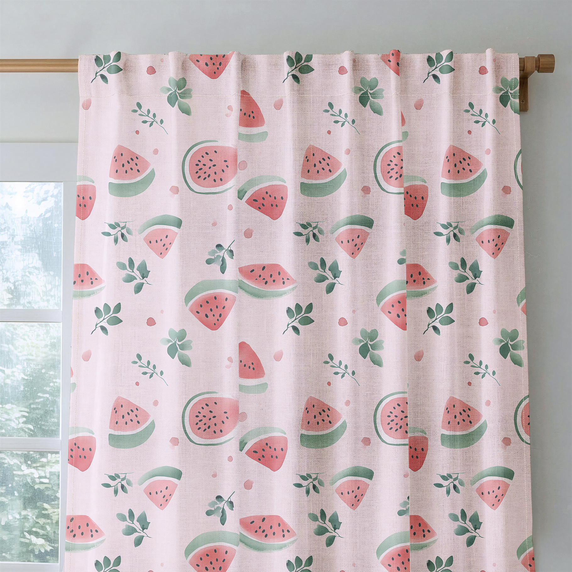 Melon Crush - Drapery — rod