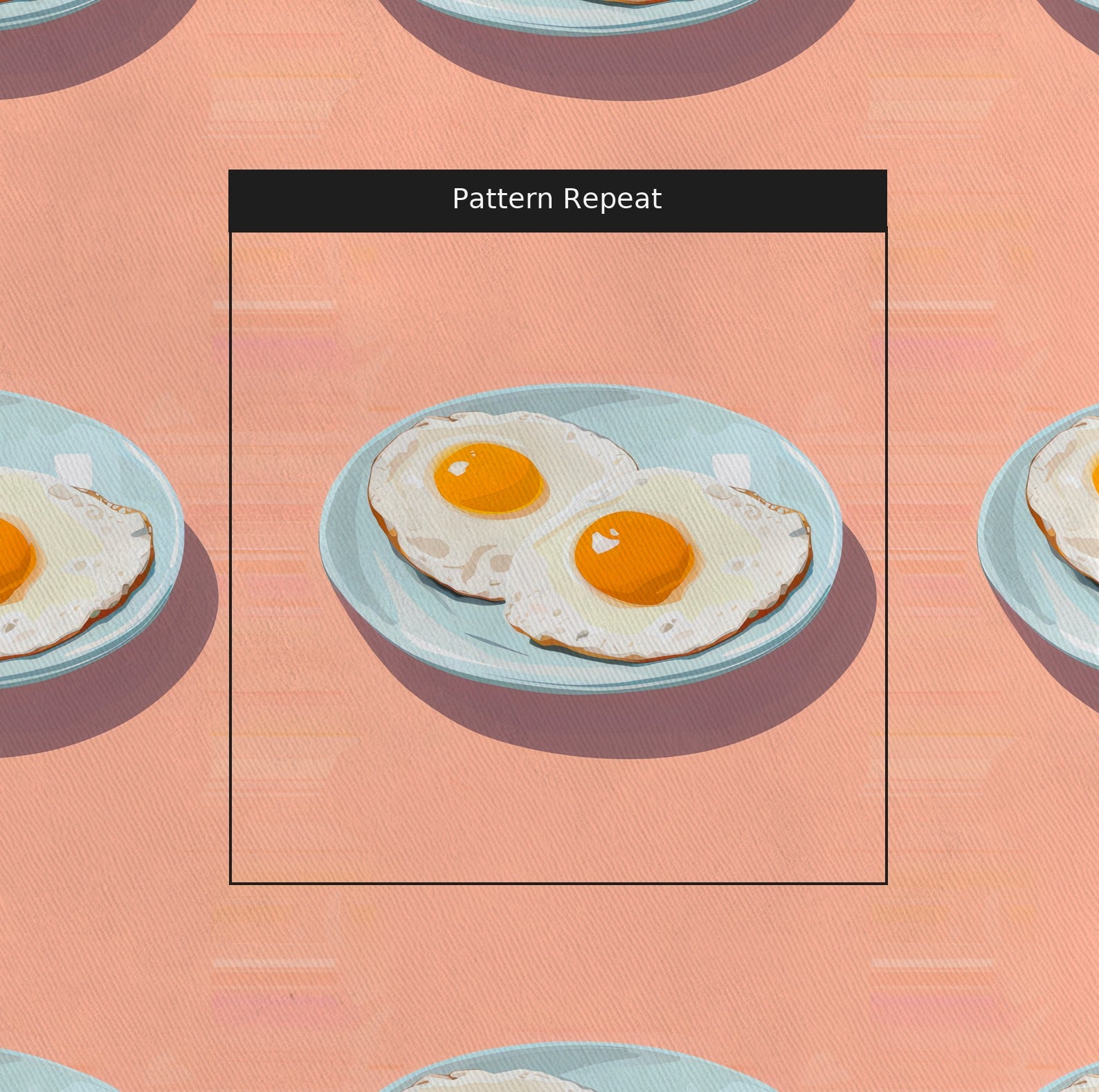 Sunny Side Up Fabric by the Yard — pattern repeat