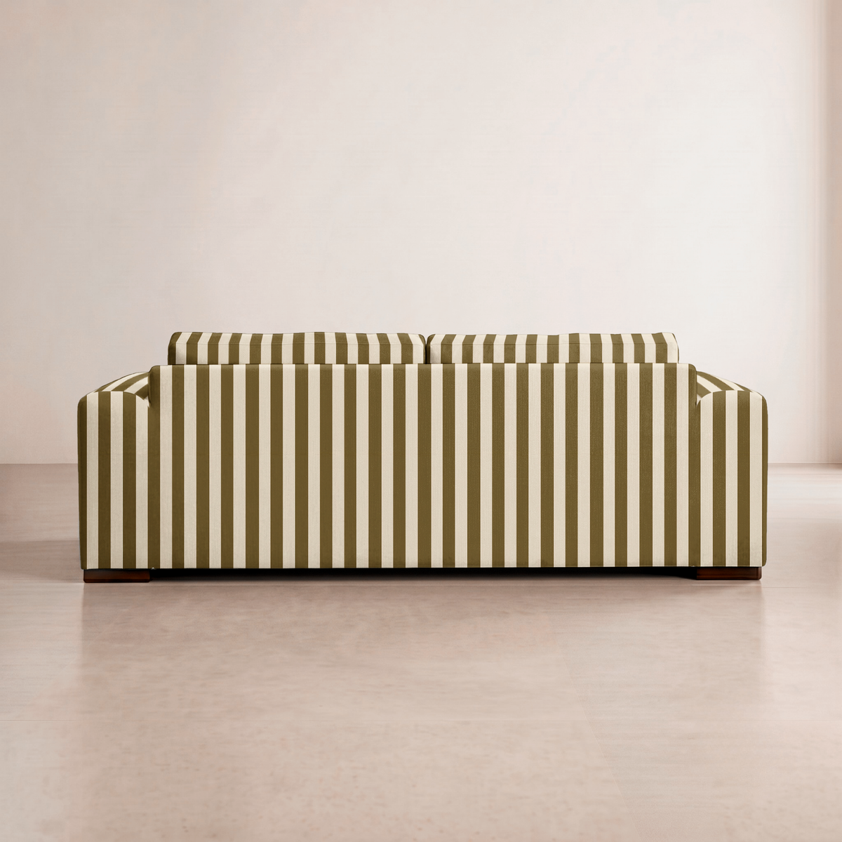 The Christopher Sofa in Jude Olive Stripes