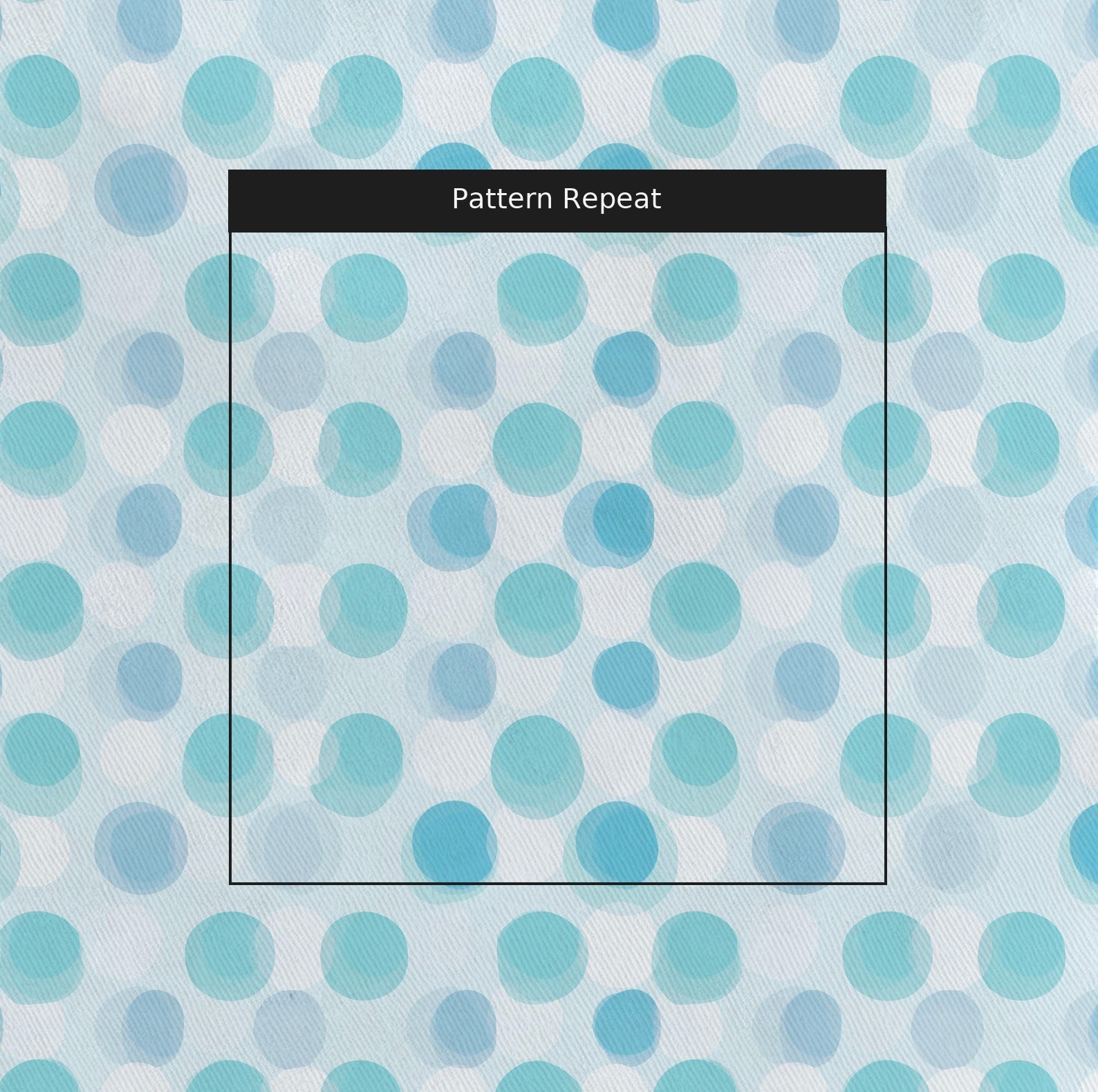 All The Blues Fabric by the Yard — pattern repeat