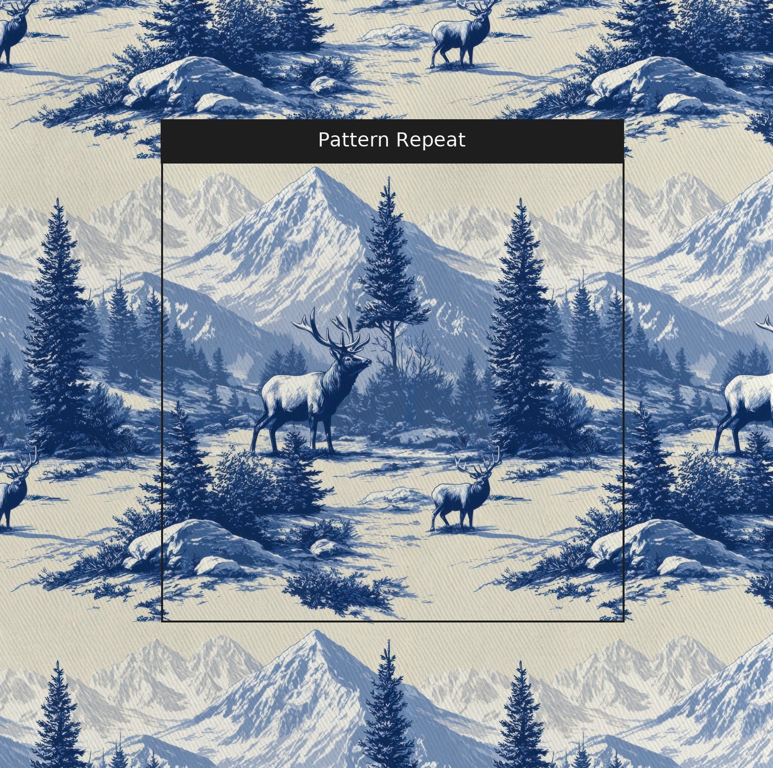 Alta Fabric by the Yard — pattern repeat